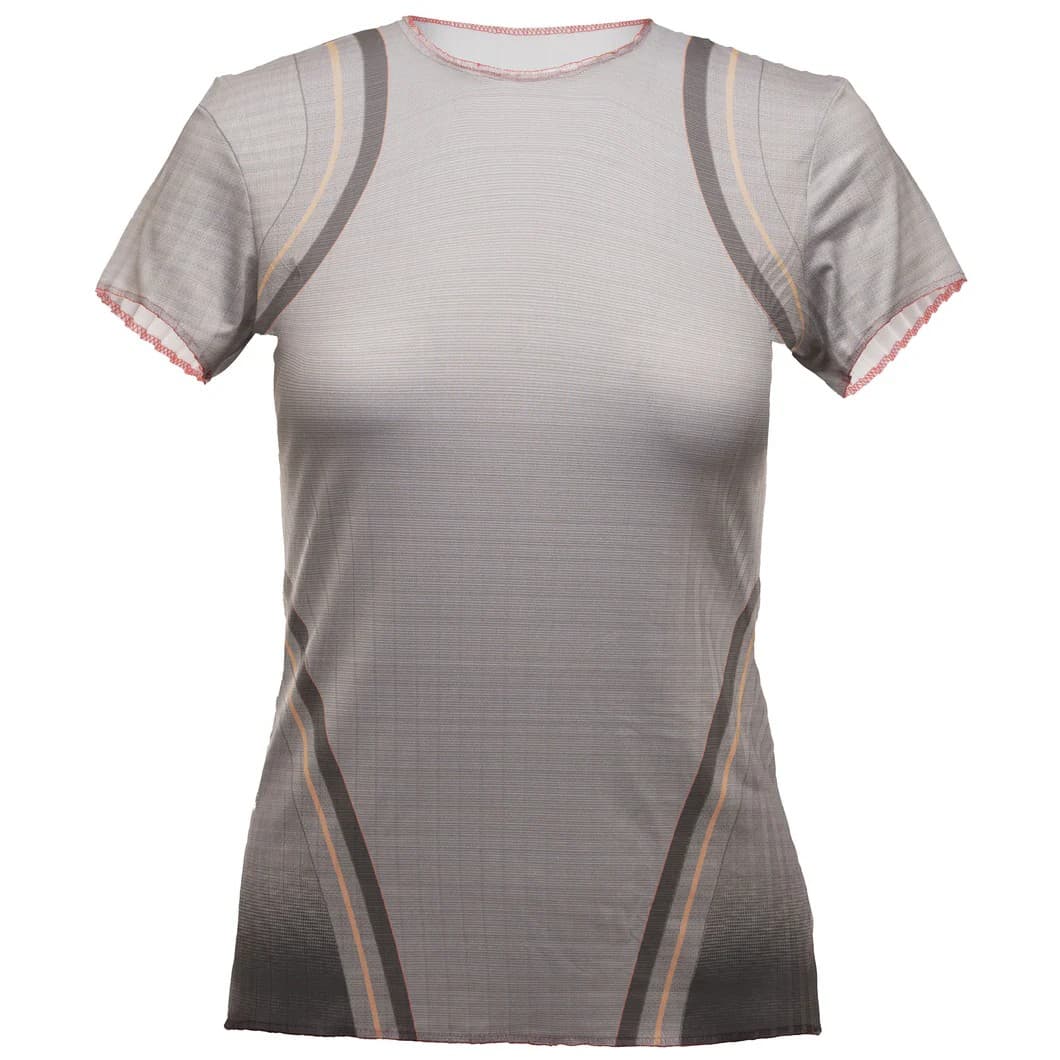 Image 1 for Pleated Short Sleeve Crewneck Ashphalt